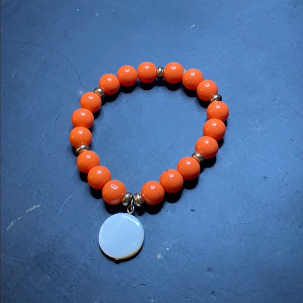 Orange Ball Bracelet